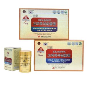 Bột Thái Cực Sâm Daedong Korean Taekuk Insam Powder (3 lọ x 100gr)